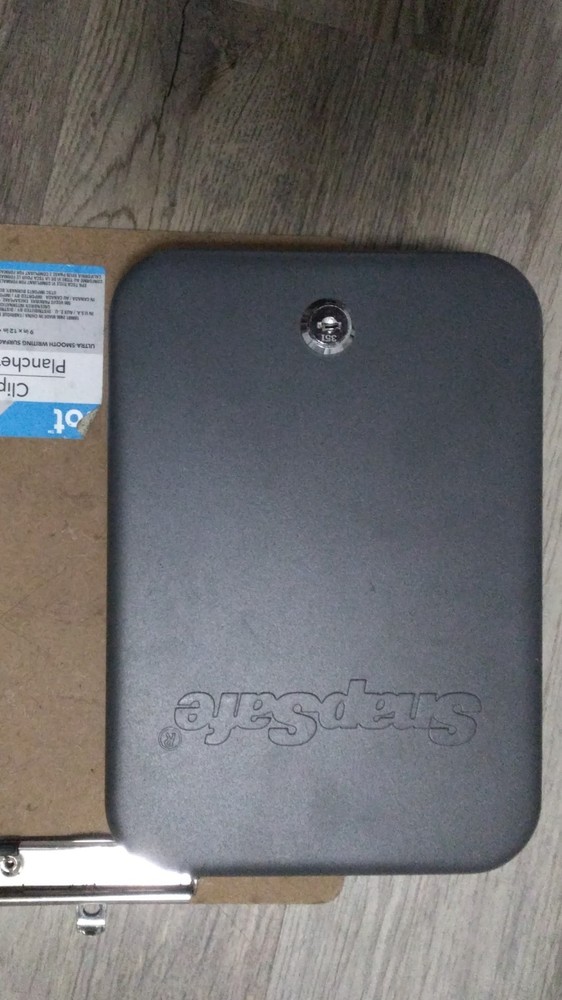 Snap safe needs new lock