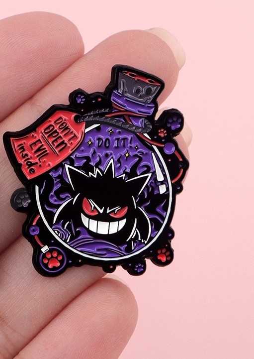 Pokemon Gengar Enamel Pin/Badge