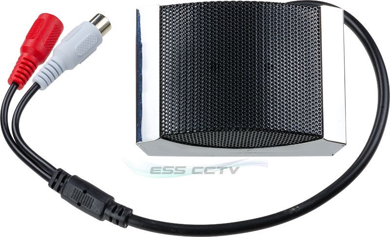 Amplified Indoor Microphone, Digital Double Mic 10~150m² Range RCA CCTV Security