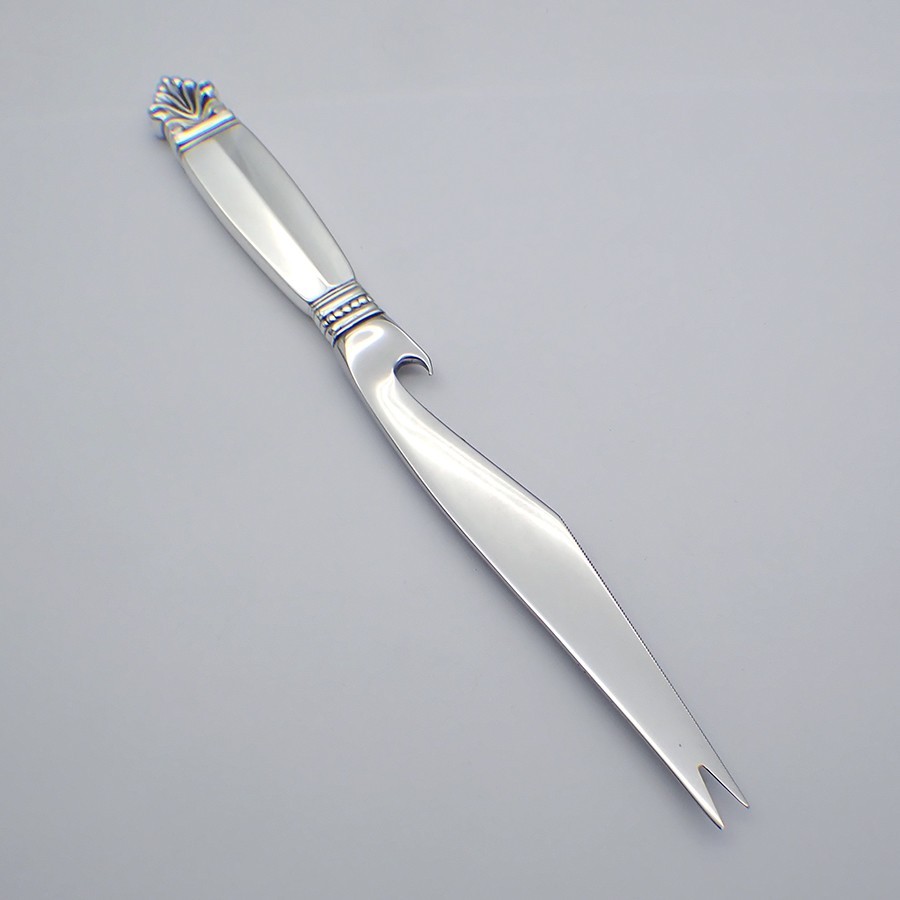 Acanthus Bar Knife Georg Jensen Sterling Silver Denmark