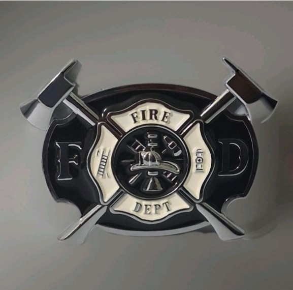 Metal 3D Decal/Sticker FIRE DEPARTMENT
