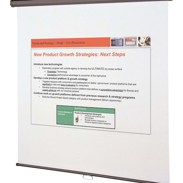 Quartet 684S Projection Screen, 84 X 84 In Viewable