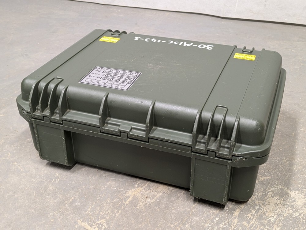 Royal Air Force Gazelle Helicopter Tool Box Lockable Protector Hardigg Peli Case