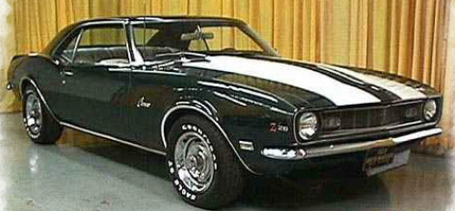 Address Labels - Cars - '68 Camaro