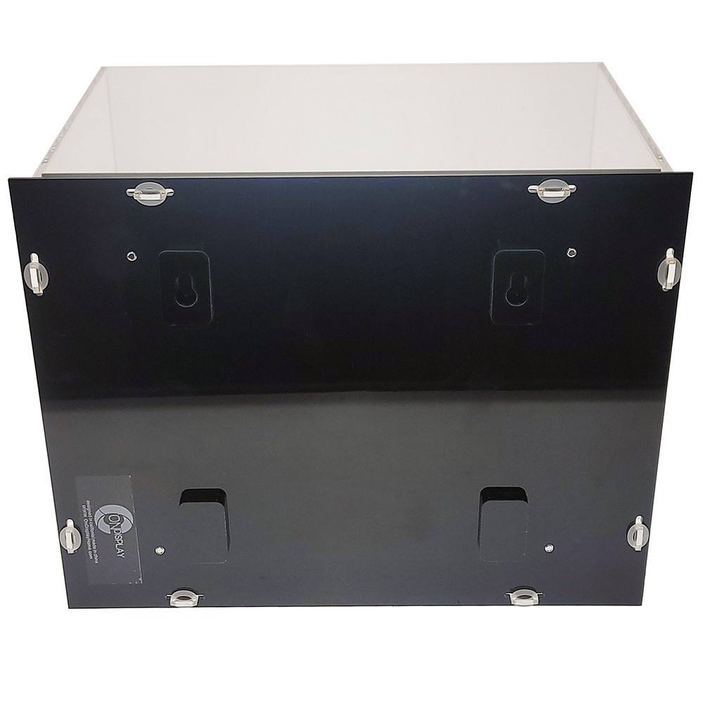 Deluxe Acrylic Hat Display Case with UV Protection – Black Base
