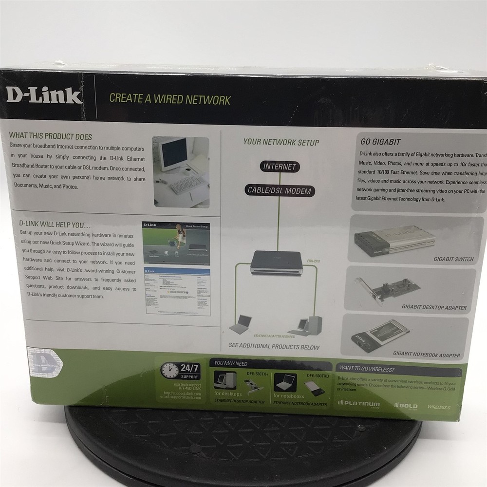 New In Box D-Link EBR2310 Broadband Router