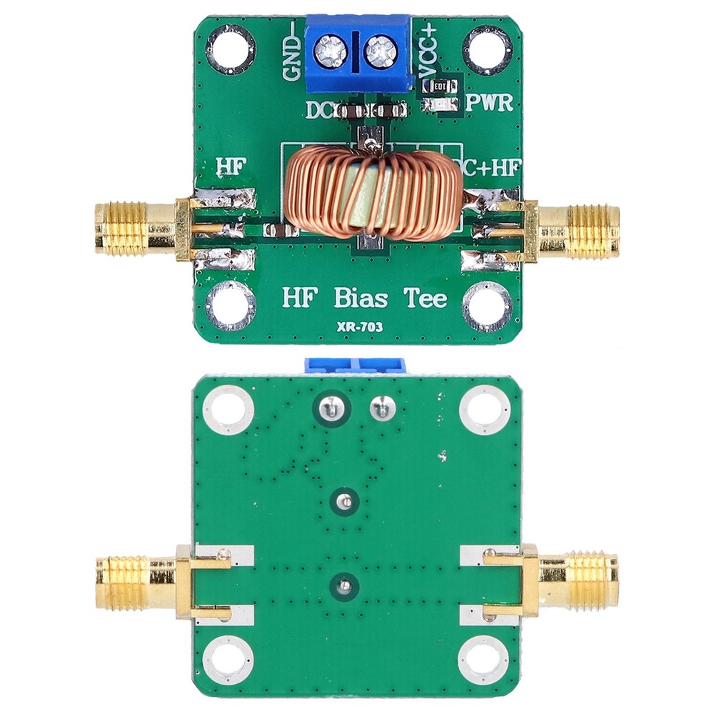 0.2‑180MHz Bias Tee Module RF Microwave DC Blocker Filter Board Electronic WT