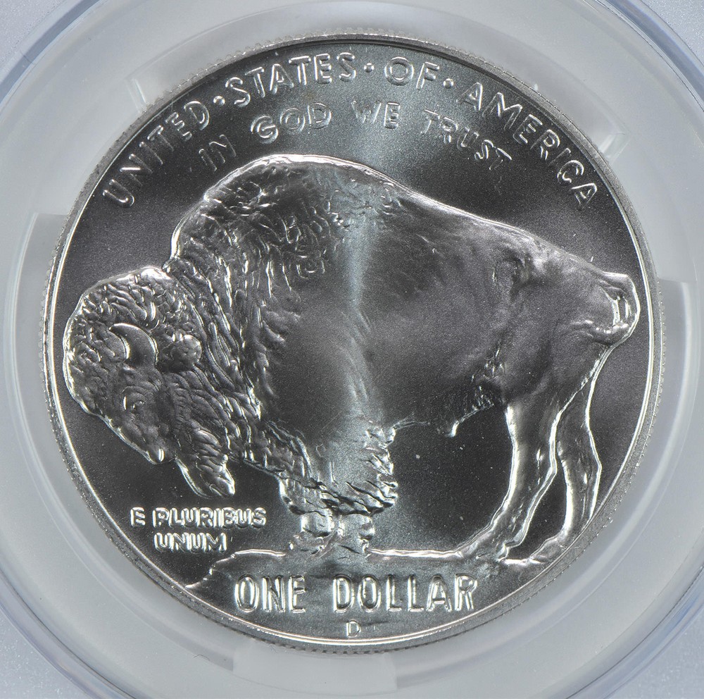2001-D Buffalo Commemorative Silver Dollar MS69 CAC CACg