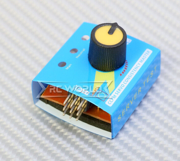 RC SERVO Tester Servo ESC Controller Up to 3 Servos