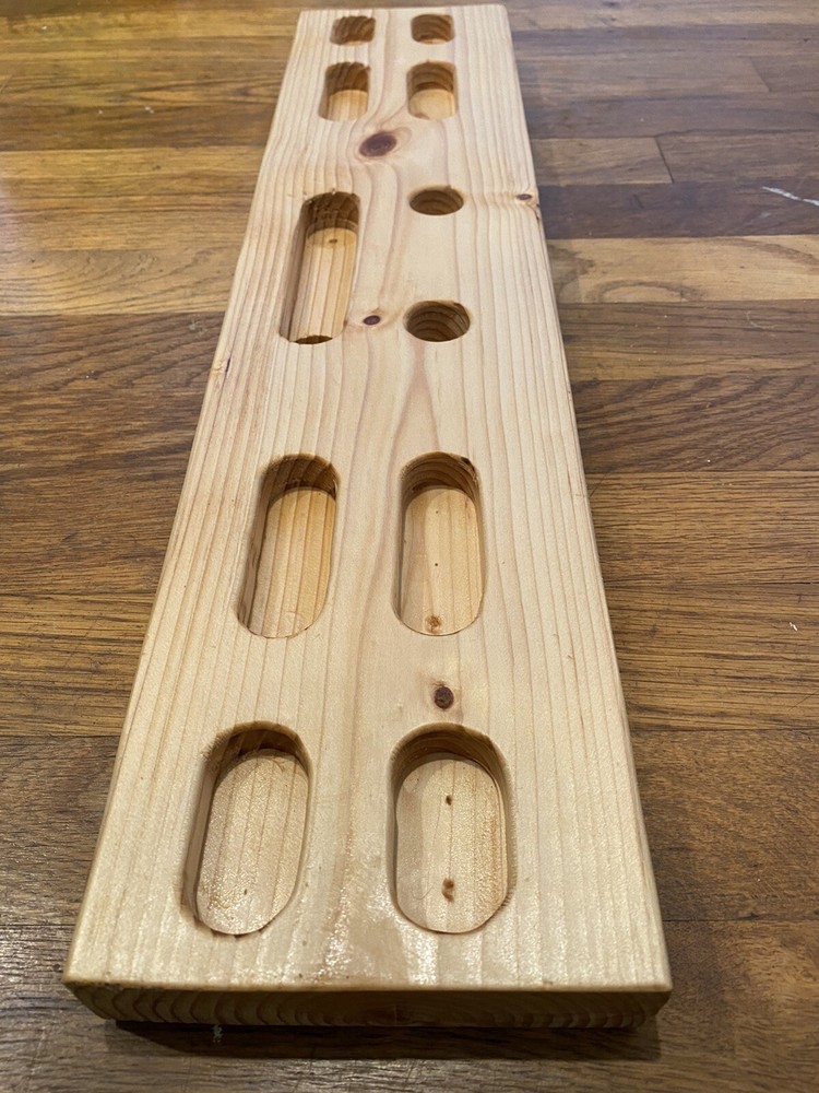 Wood Climbing Hangboard