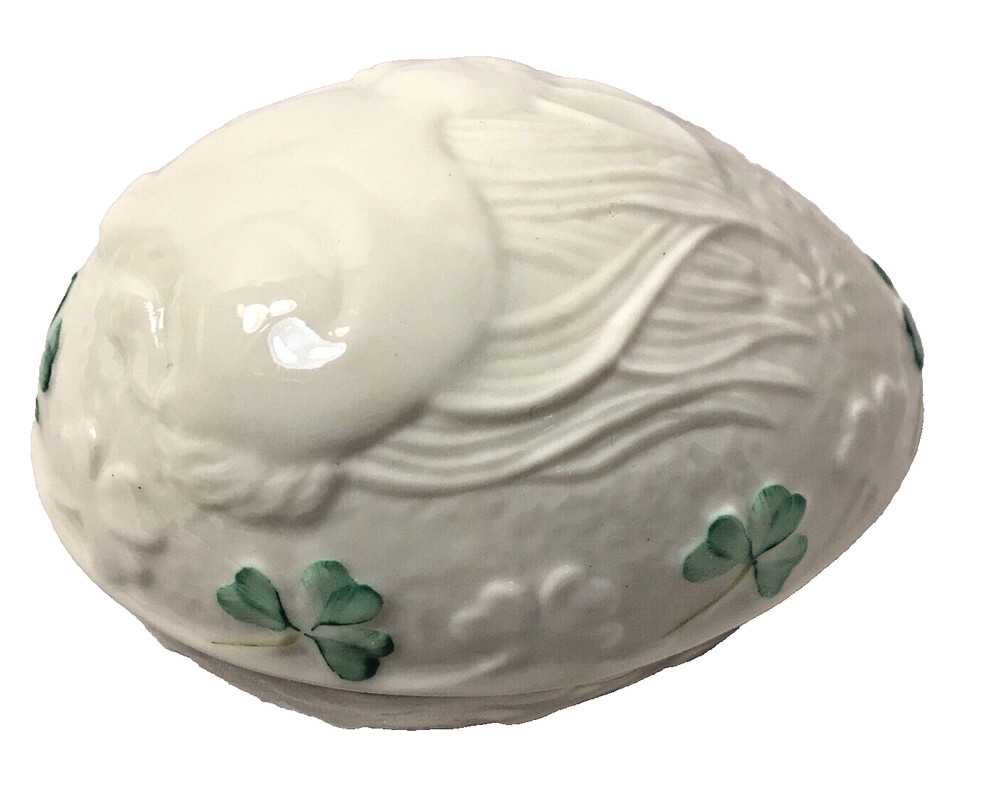 BALEEK "BUNNY" EGG TRINKET BOX - 2193