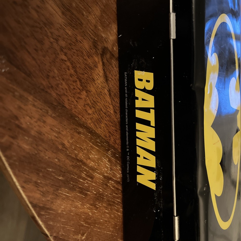 BATMAN Tin Metal Storage Box DC Comics
