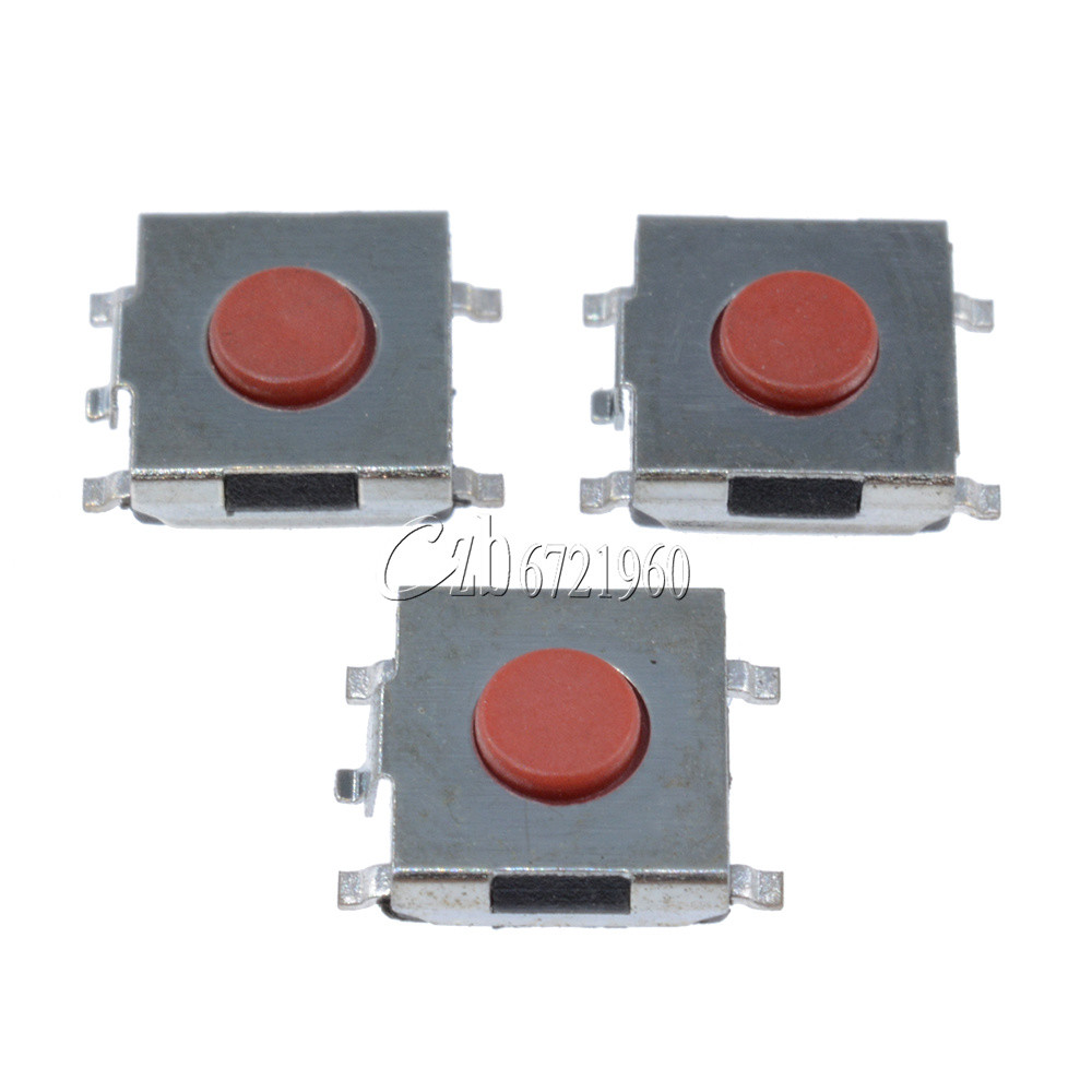 100pcs 6x6x2.5mm Tactile Push Button Switch Tact Switch Micro Switch 4 Pin SMD