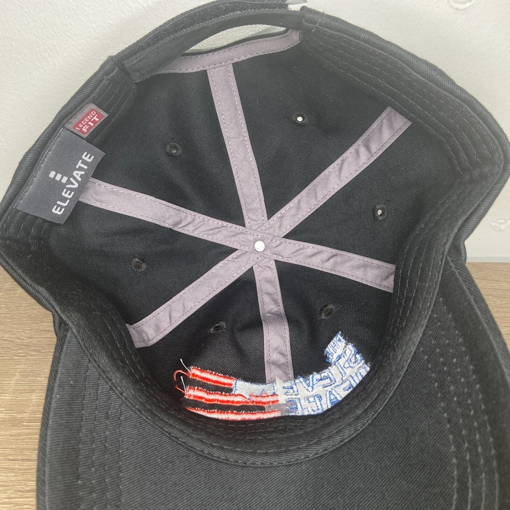The Steve Deace Show Hat Cap Strap Back One Size Black Mens Adjustable Elevate