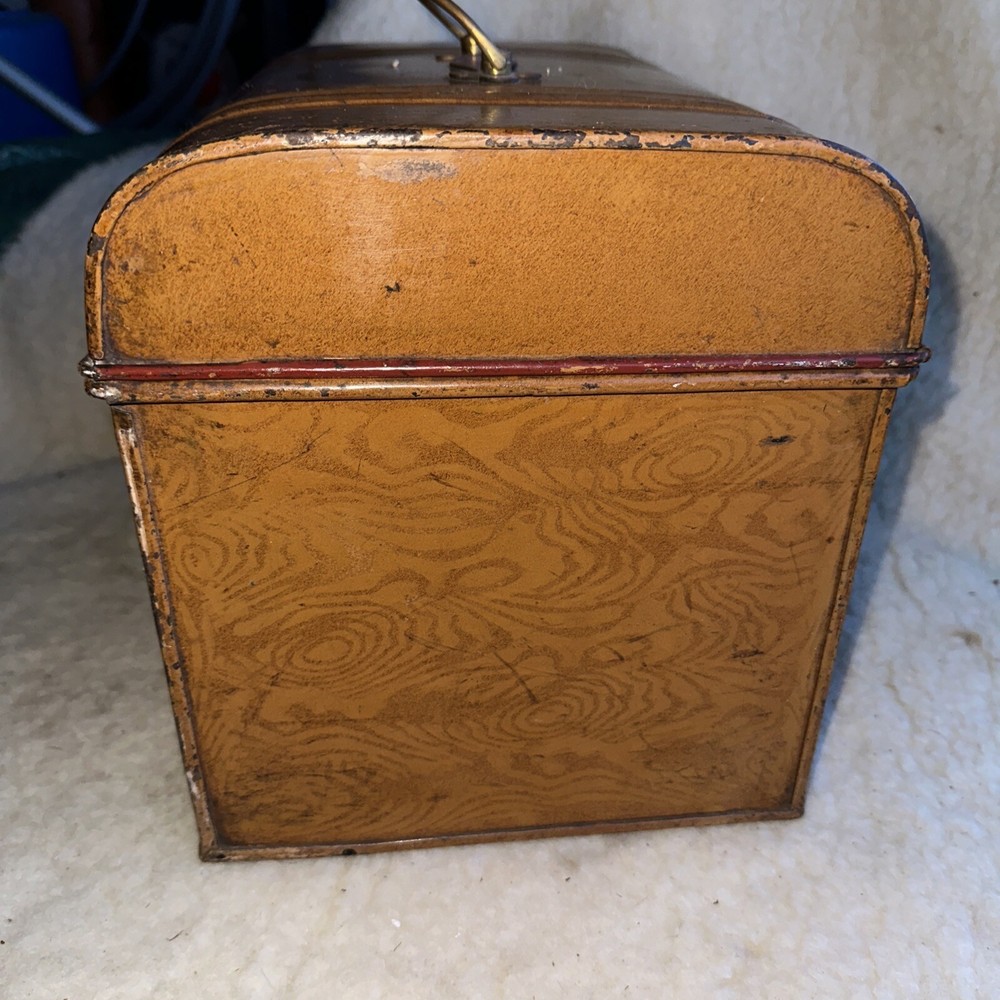 Vintage Metal Dome Trunk
