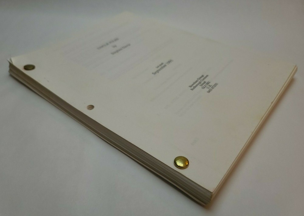 UNCLE JULES / Stephen Davis 1991 Unproduced Movie Script Screenplay