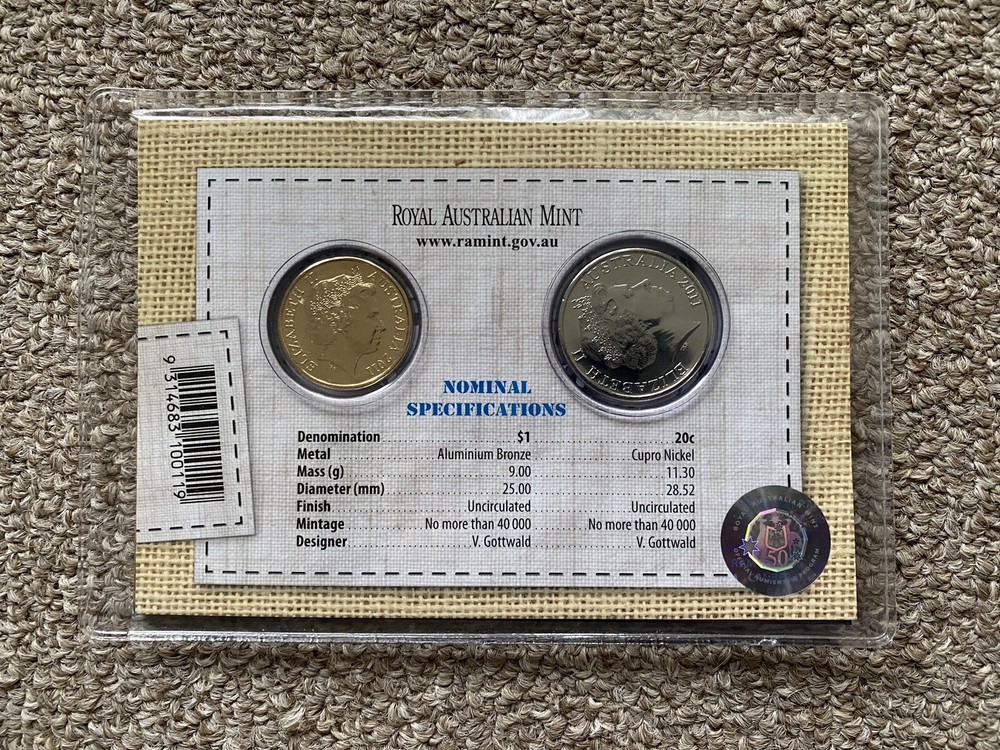 2011 Australian Wool Two Coin Set