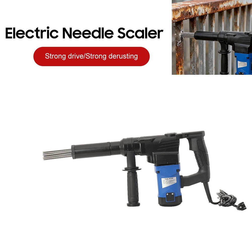 Electric 110V Needle Derusting Gun Rust Removal Needle Scaler Jet Chisel