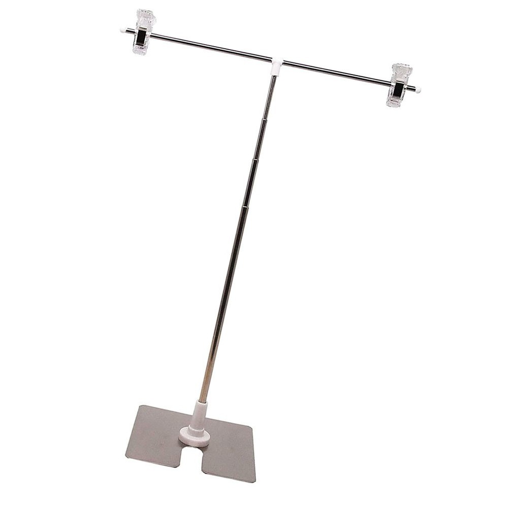 T-shaped Poster Stand Holder Sign Display Office Adjustable Board Easel