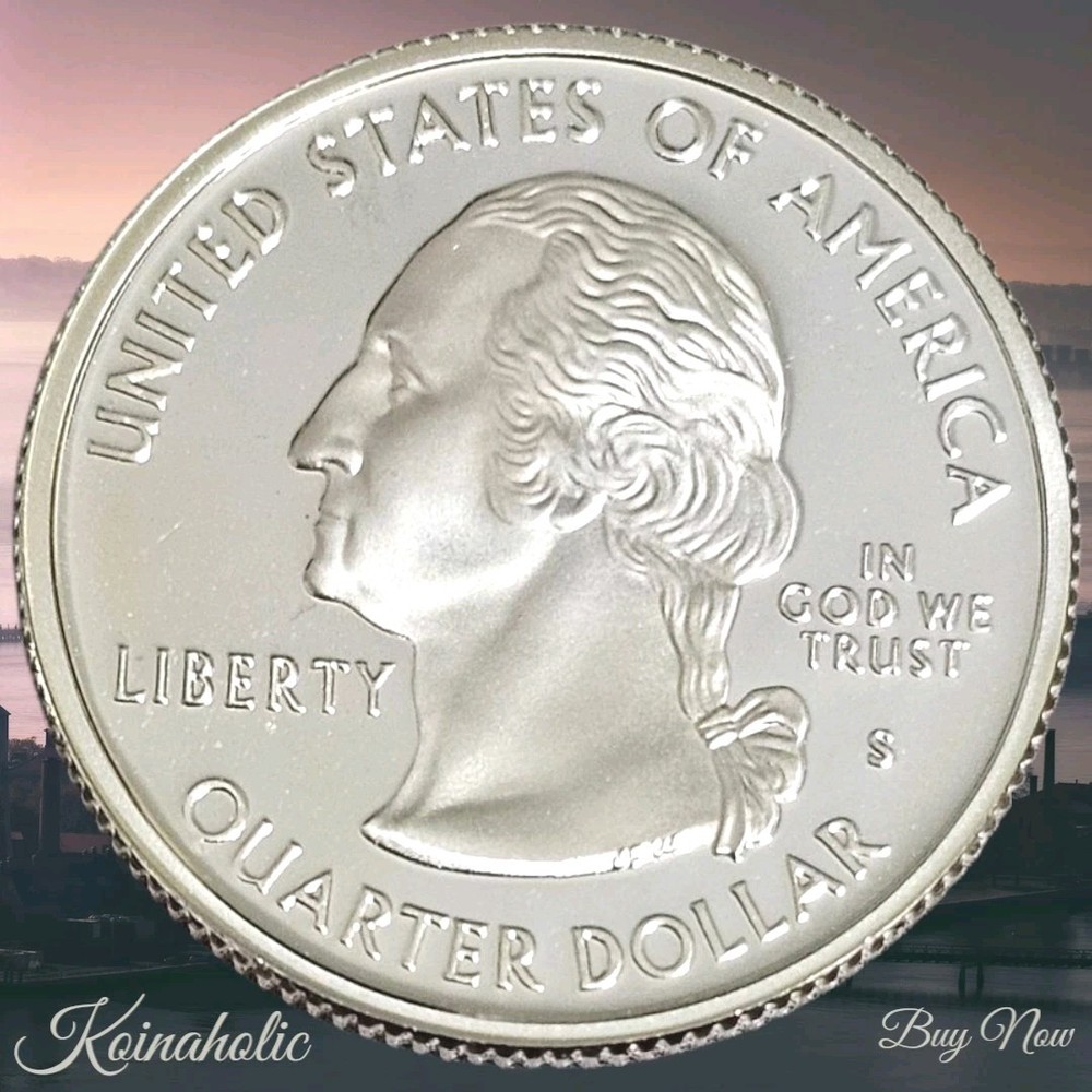 2001 S Silver Proof New York State Quarter 25c Pulled From Storage Fast Ship 🚢