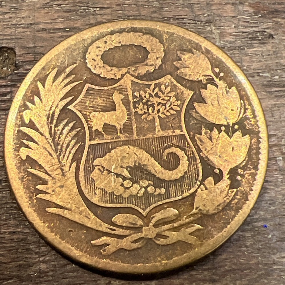 1944 — Peru Un Sol De Oro Actual Coin