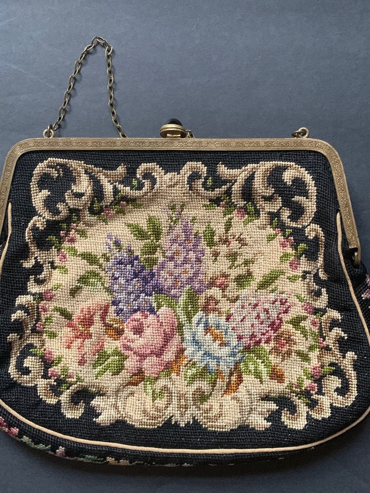 Antique Petit Point Purse