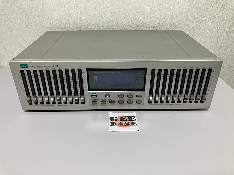 SANSUI SE-8Ⅱ Stereo Graphic Equalizer Spectrum Analyzer Free Ship