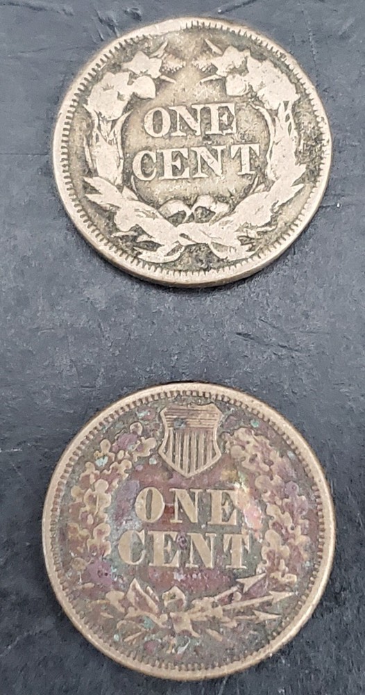 9 Mixed Flying Eagle & Indian Cent Collection