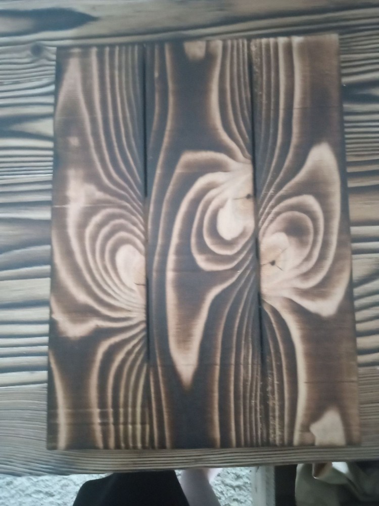 Rustic Pine Tree Wood Art Modern Farmhouse Pyrography