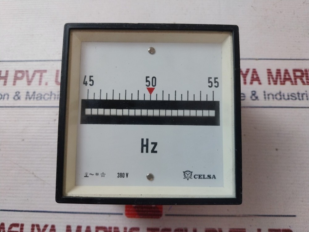 Celsa 45-55 Hz Frequency Counter meter 380V