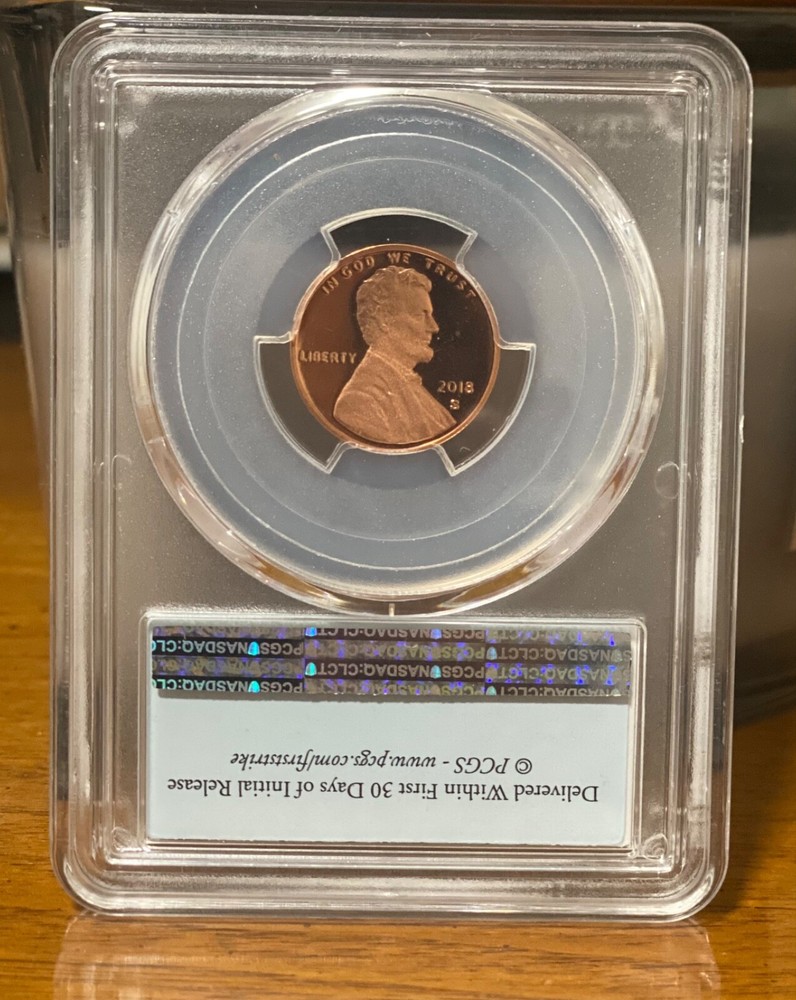 2018-S 1C PCGS PR69RD DCAM Shield-First Strike