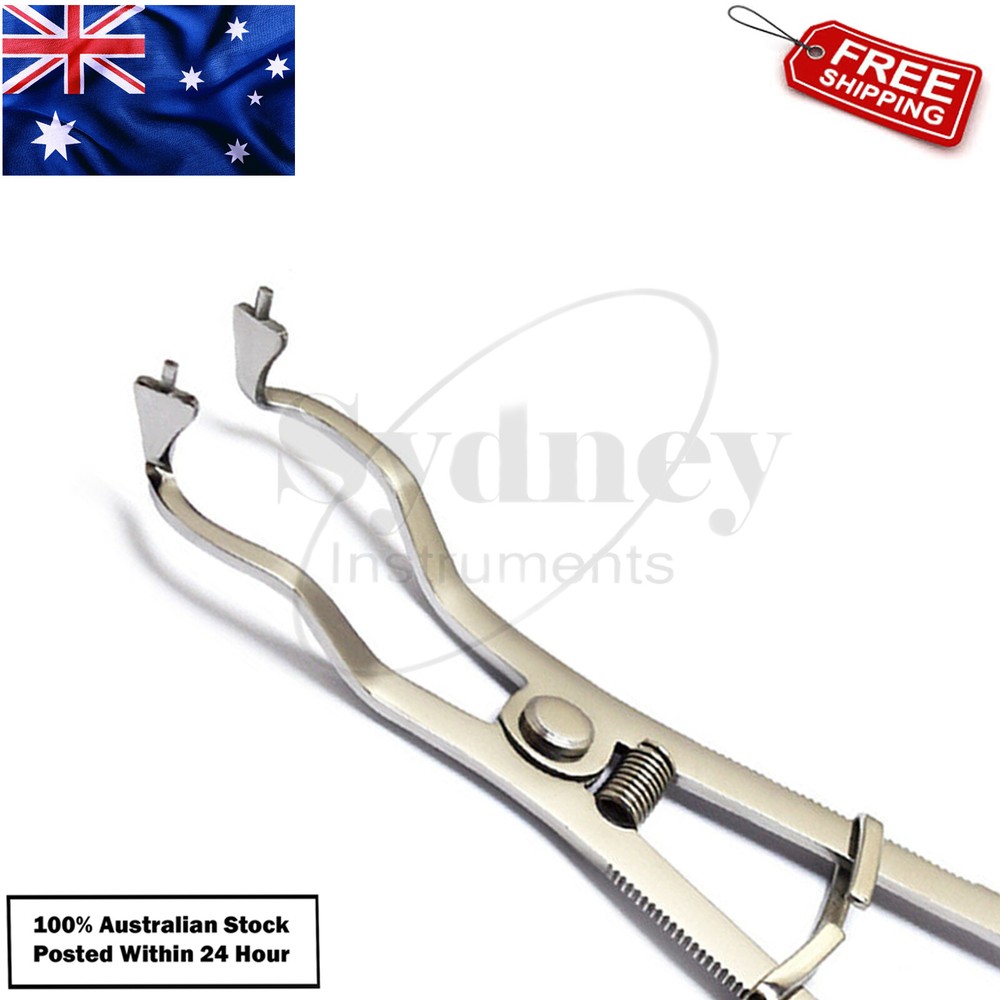 Rubber Dam Ivory Light weight Restorative Forceps Placement Endodontic Lab Tool