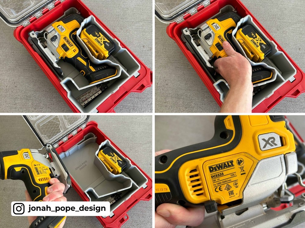 Milwaukee Packout Insert for Dewalt Barrel Handle Jigsaw (Insert Only)