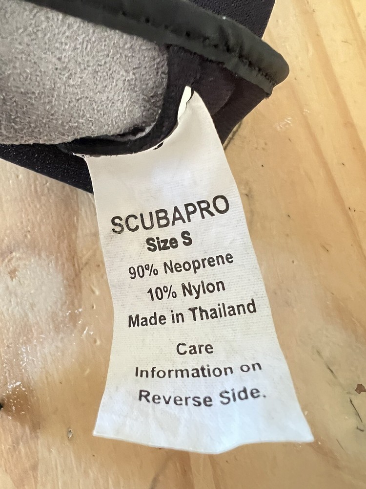 scubapro dive gloves Small Black & Gray