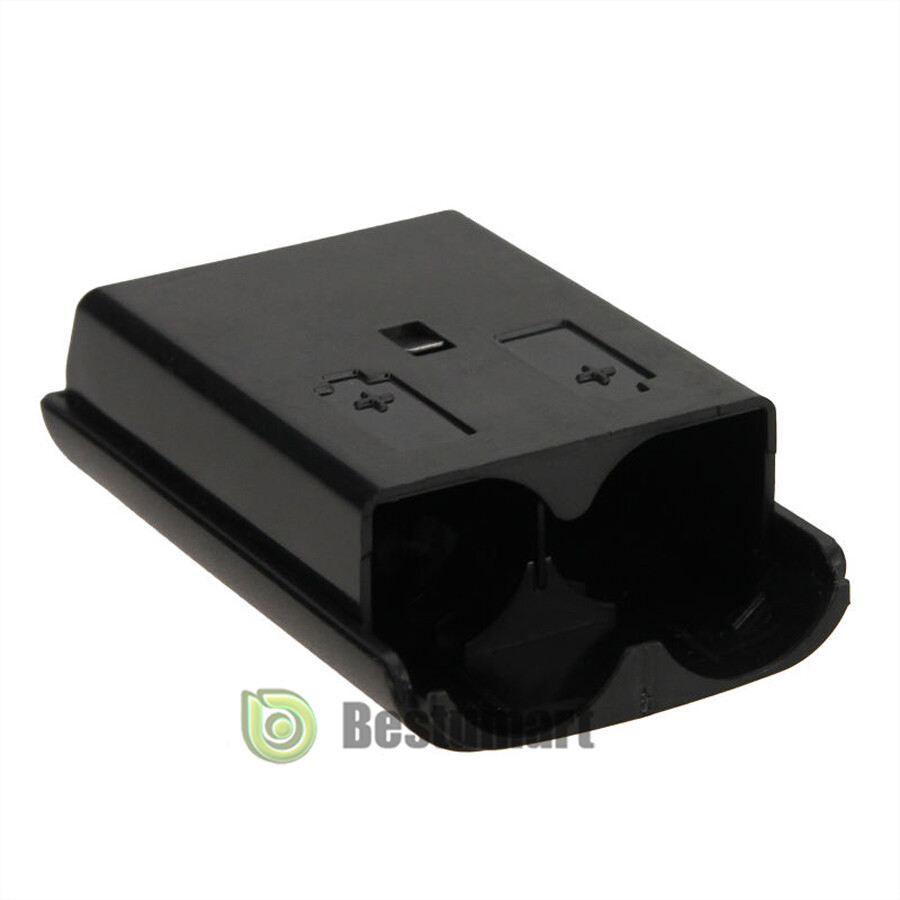 10X AA Battery Back Cover Case Shell Pack For Xbox 360 Wireless Controller Black