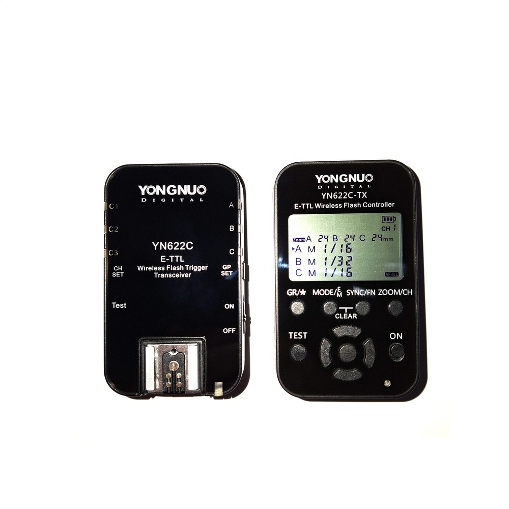 Yongnuo YN622C + YN622C-TX Wireless Flash Trigger Controller + Transceiver