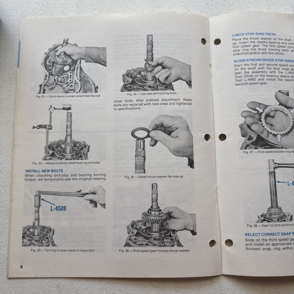 Chrysler Dodge 1978 Servicing The A-412 Transaxle And Clutch Reference Book