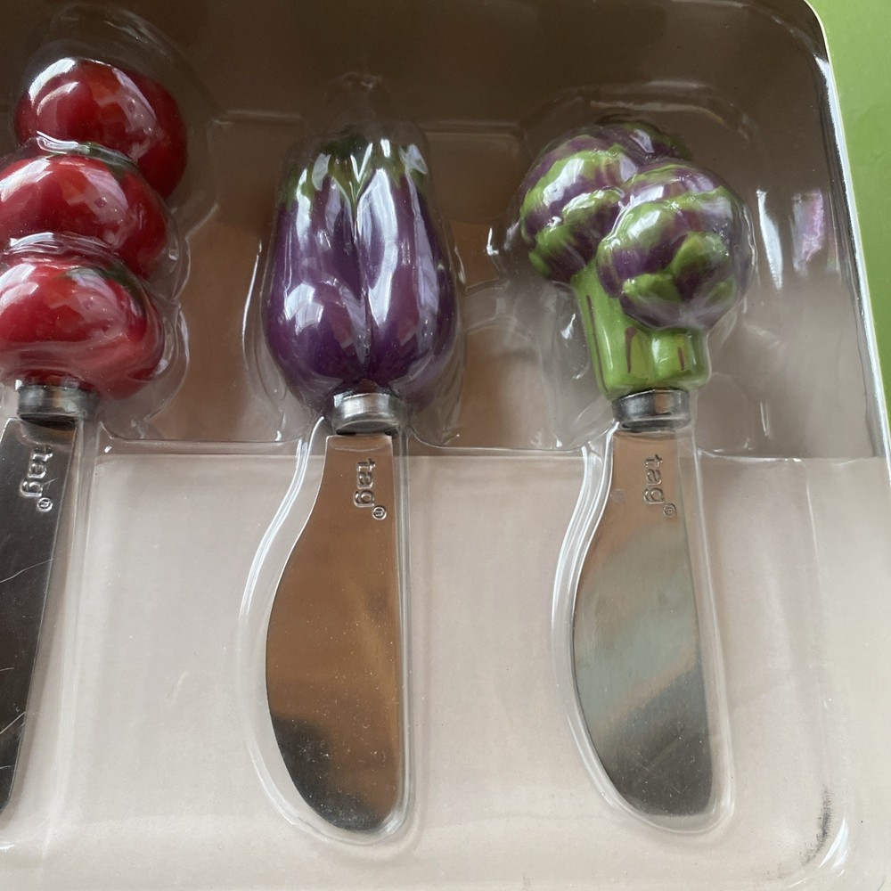 Tay Spreaders S/4 - Vegetable Ceramic Knifes