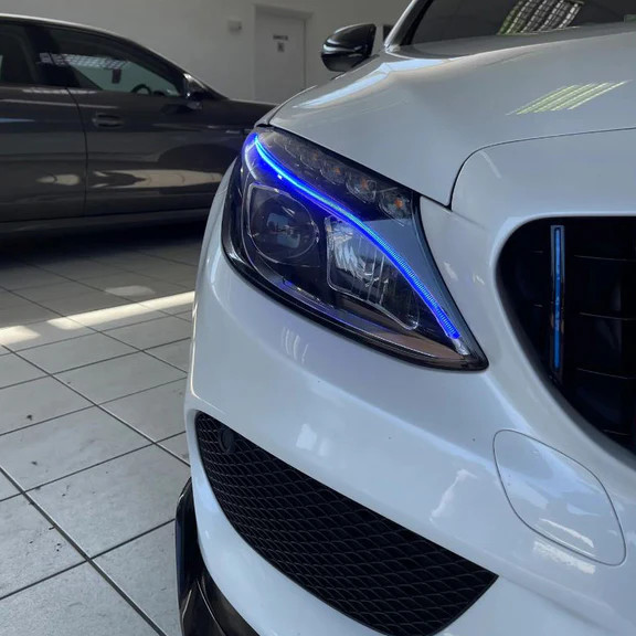 RGB DRL LED Boards For Mercedes C-Class W205 C300 C63 C400 C200 C63 2015-2018