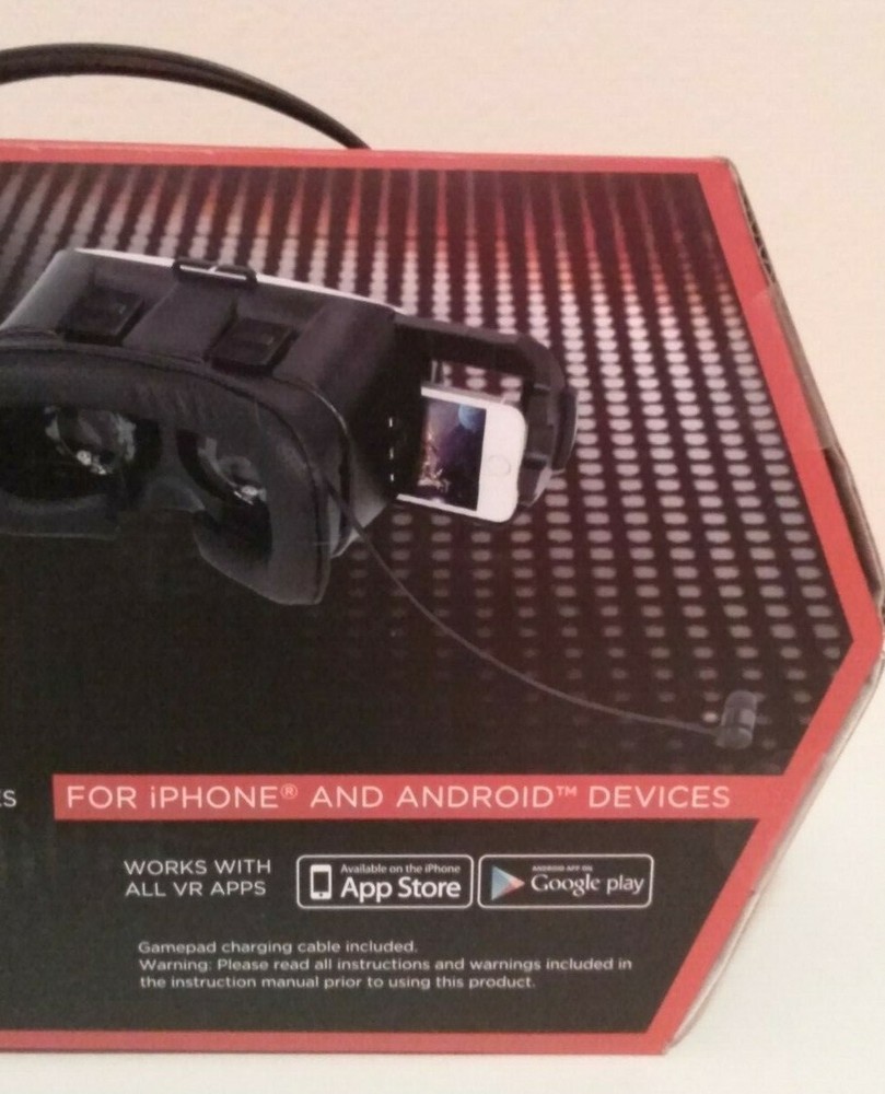 Sound Logic XT Vision VR Headset With Bluetooth Earbuds - Glasses