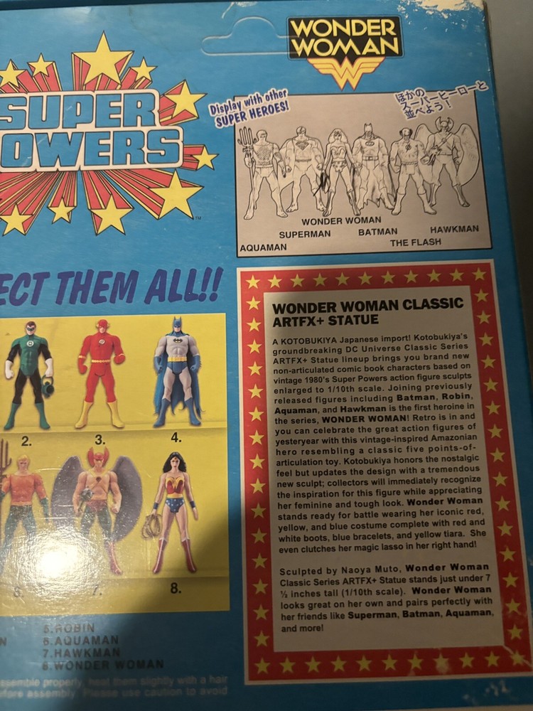 DC Comics™ SUPER POWERS Kotobukiya Kenner EXCLUSIVE Collection Figure STATUE SET
