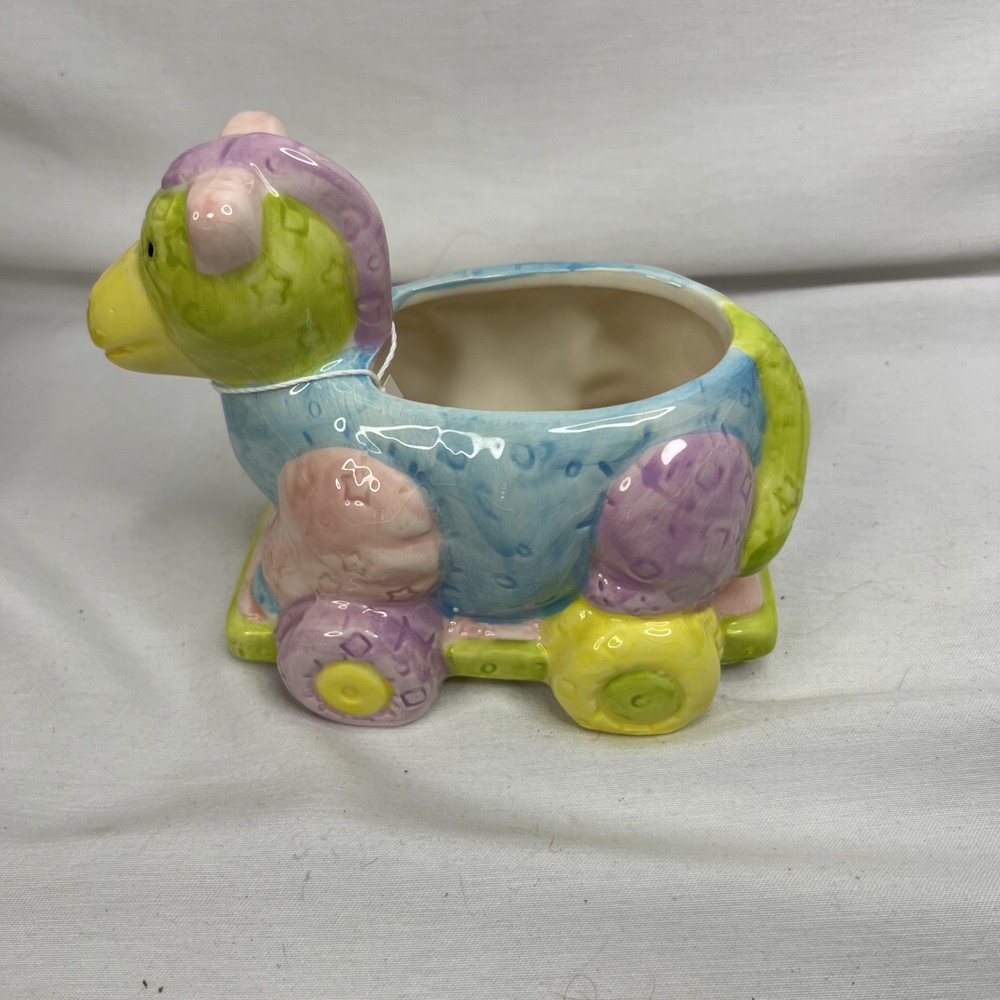 Ceramic Pastel Nursery Animal Planter