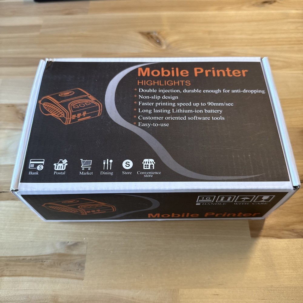 MUNBYN POS Receipt Printer Android Bluetooth Mobile Wireless 58mm IMP001 Series