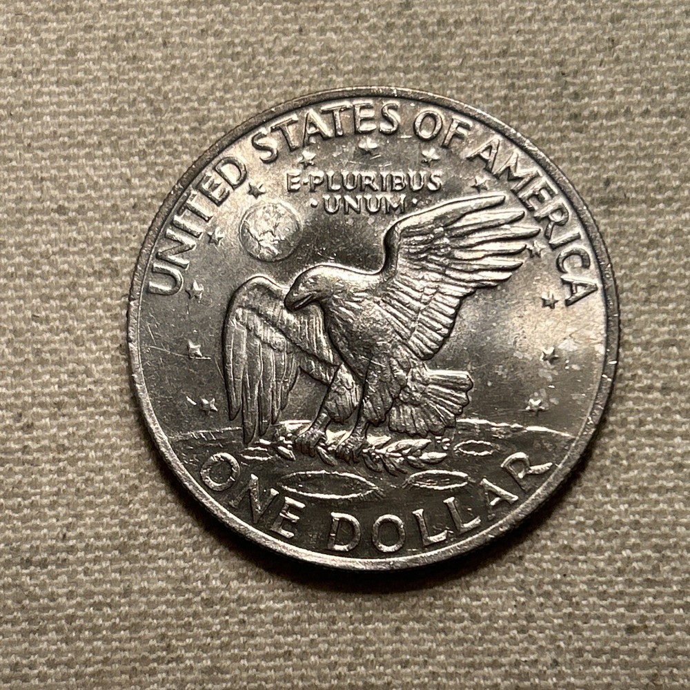 1972 TYPE 2 REVERSE EISENHOWER DOLLAR SC