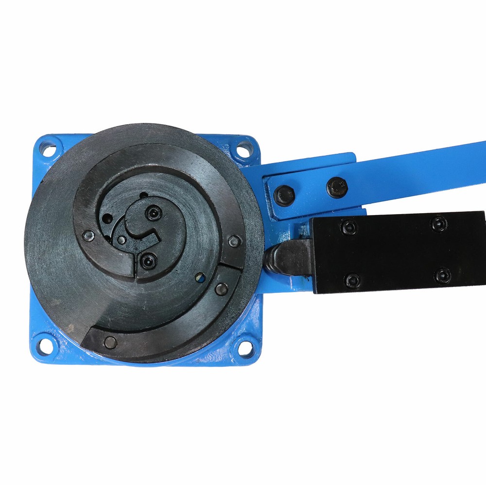 Erie Tools® Bench Mount Scroll Bar Bender for Angular Roll Hoop and Coil Bending