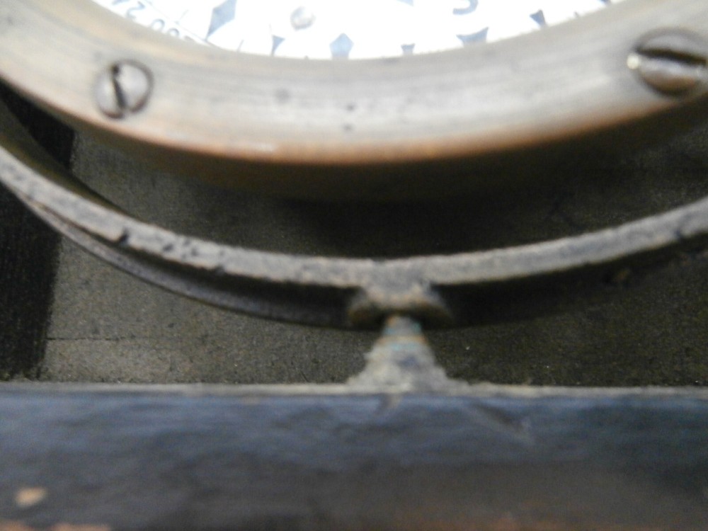 ANTIQUE STAR PATHFINDER COMPASS-BINNACLE "STAR COMPASS CO."