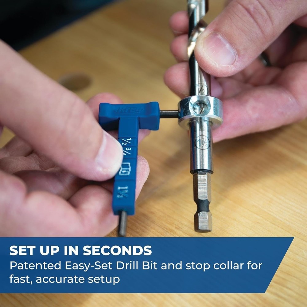 Pocket-Hole Jig 720PRO - Easy Clamping & Adjusting