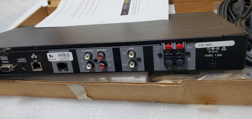 CLEARONE INTERACT at AUDIO CONFERENCE PROCESSOR 910-154-010 (rev 9.0.1) New.