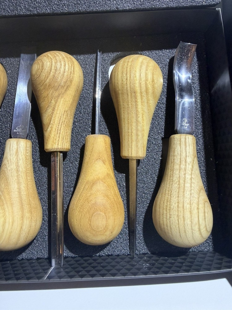 BeaverCraft Wood Carving Gouges Kit SC05 - Chisels Set with...