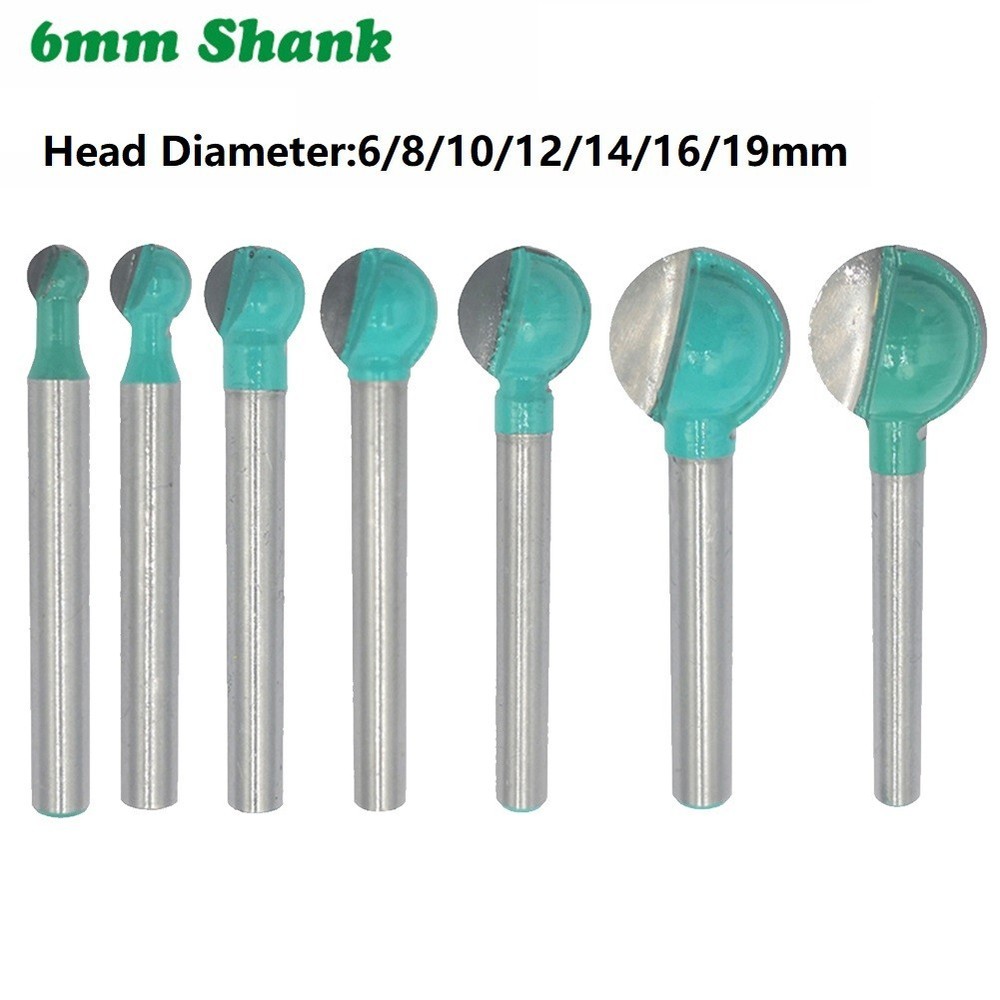 Precision Carving Router Bit with 6mm Shank for Woodworking Tasks